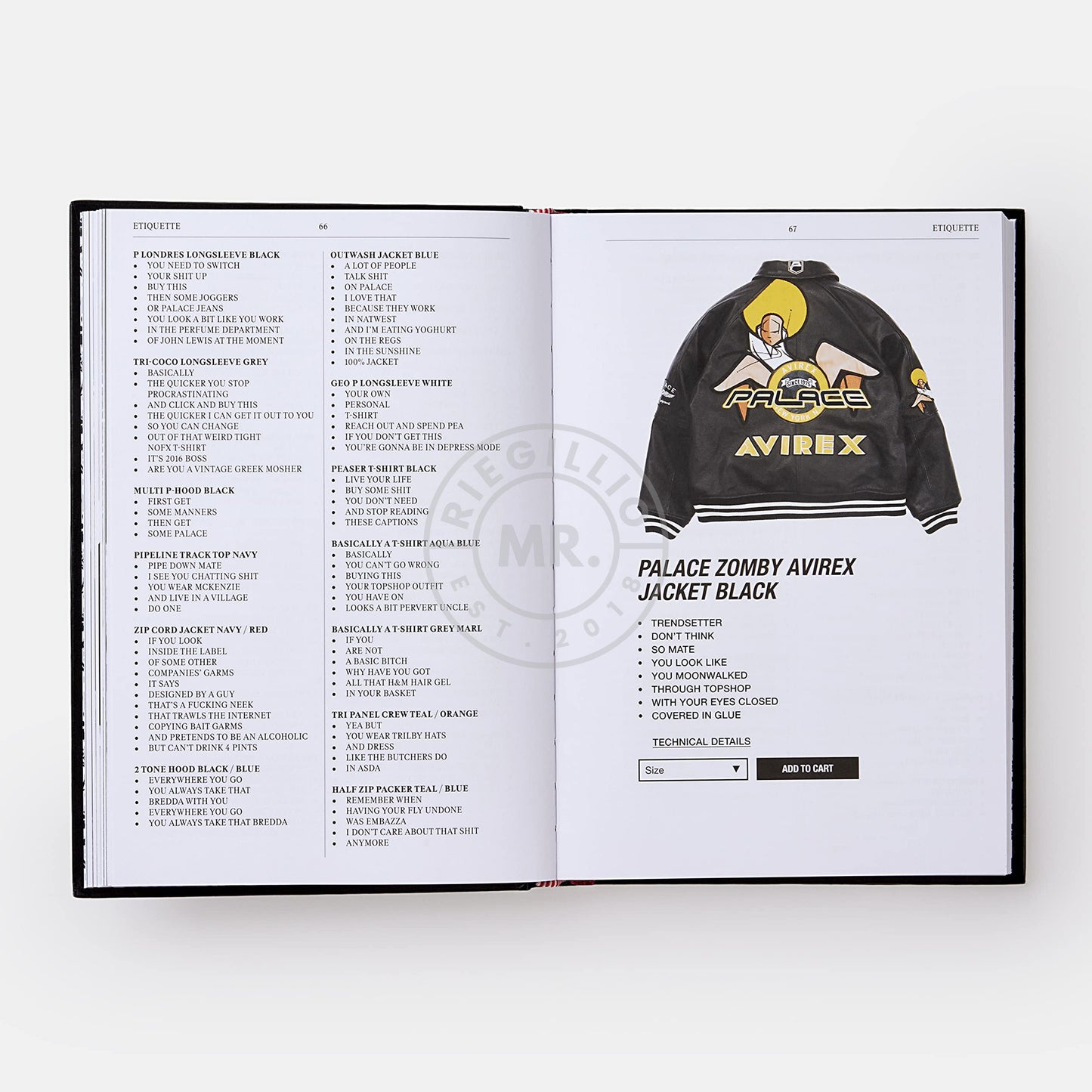 Table Book Palace Product Descriptions, The Selected Archive