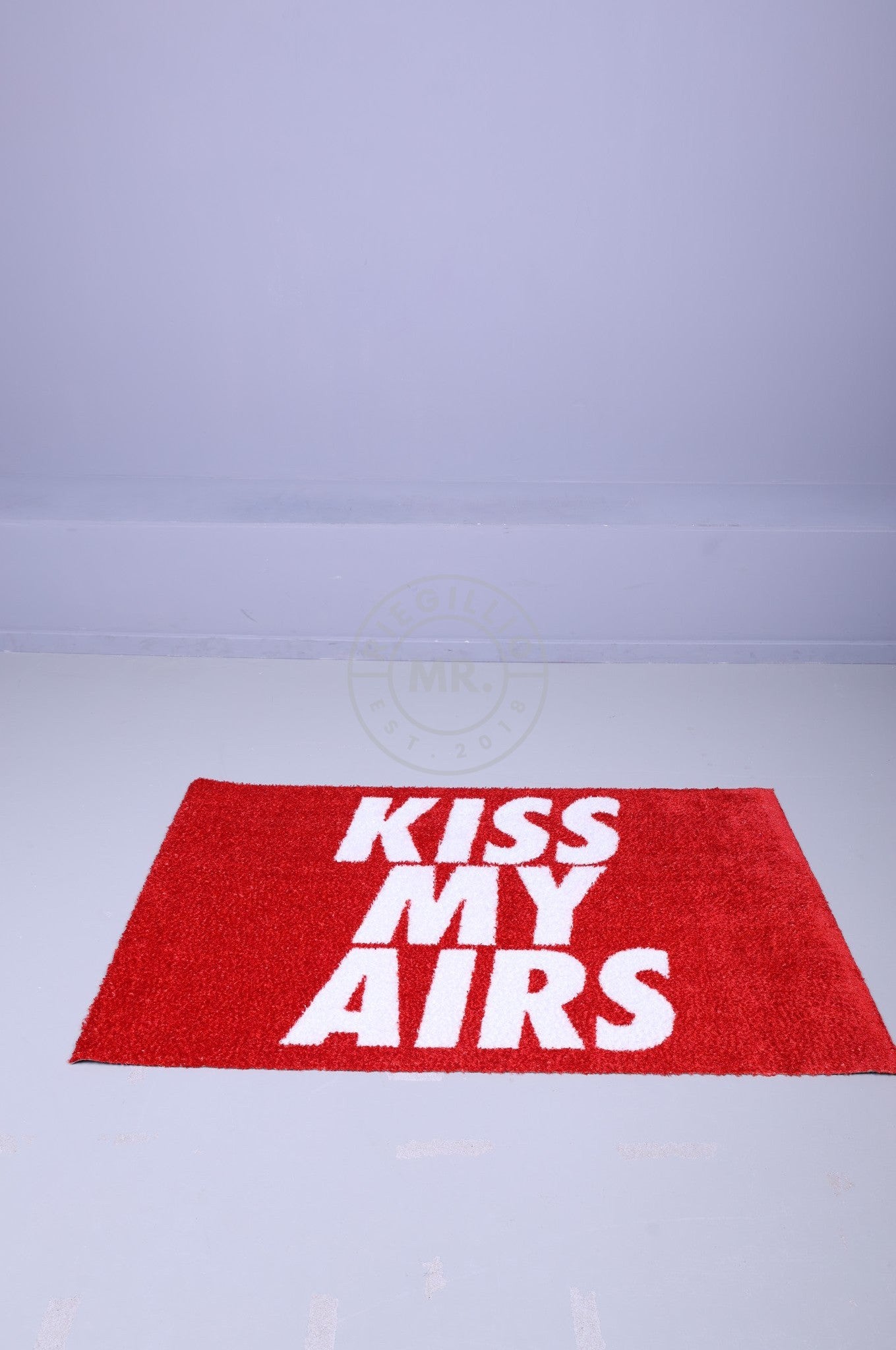 Doormat - KISS MY AIRS - Red