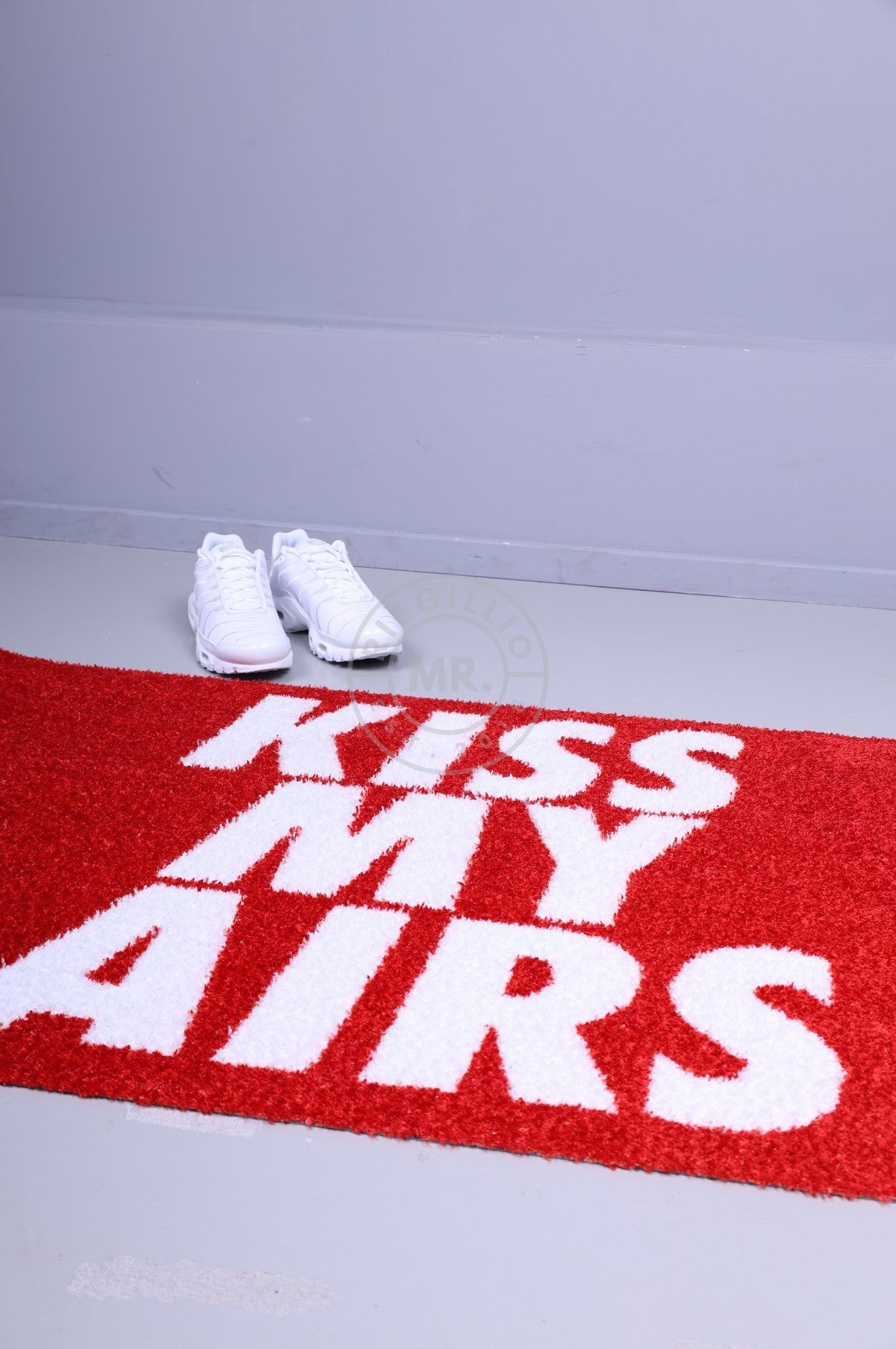 Doormat - KISS MY AIRS - Red