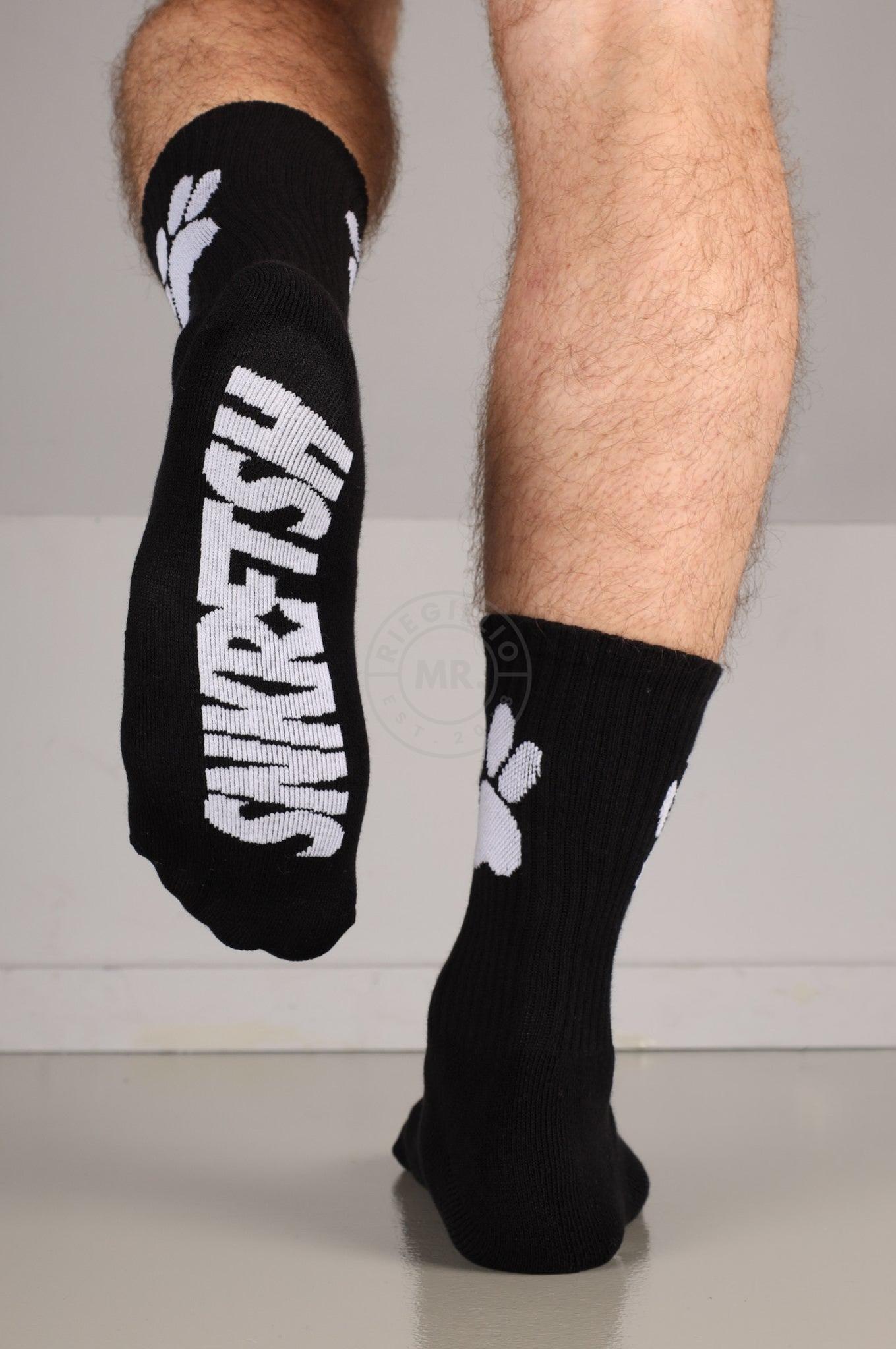 SNKRFTSH PUPPY PAW SOCKS - BLACK