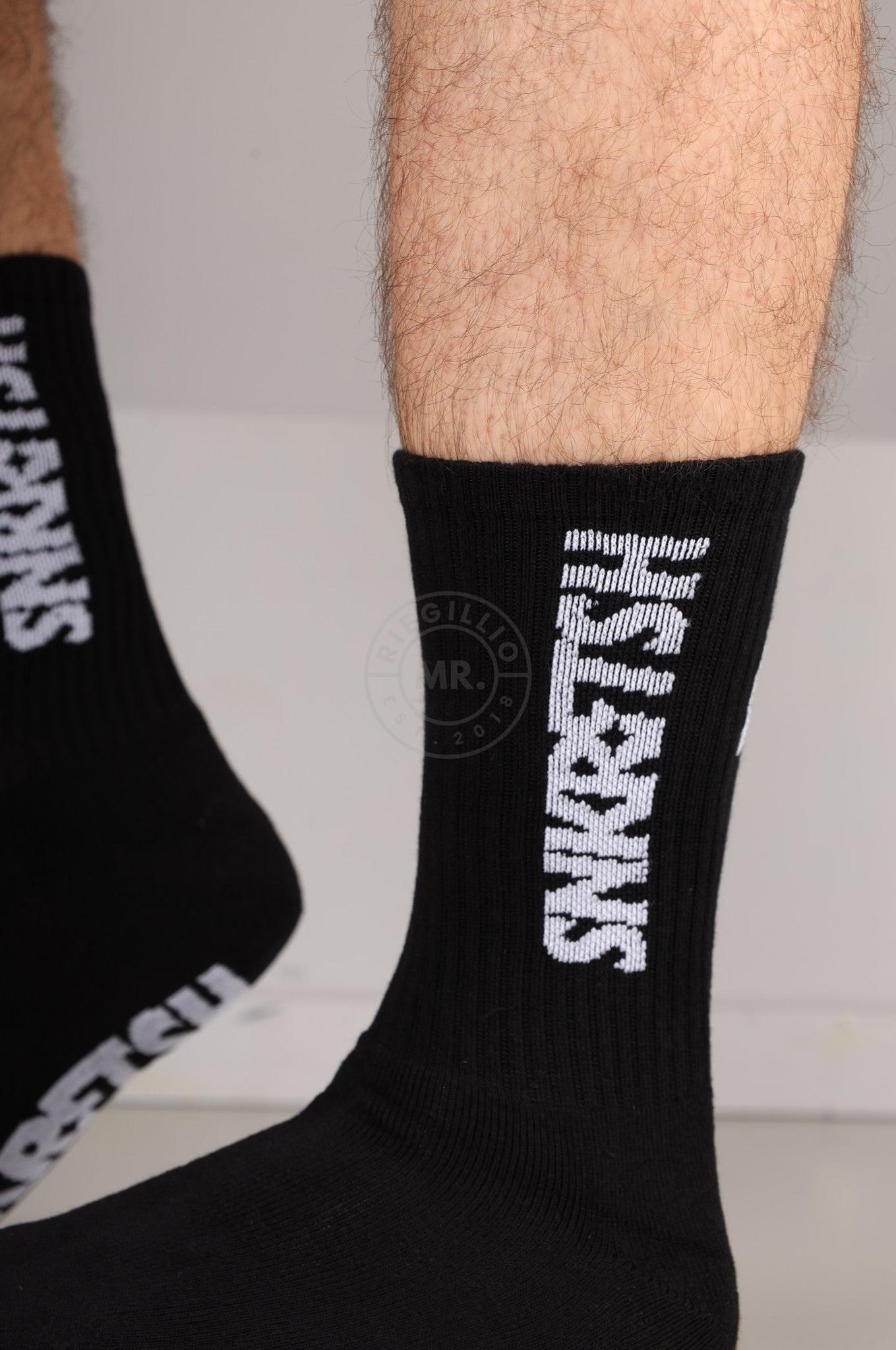SNKRFTSH Crew Socks Black