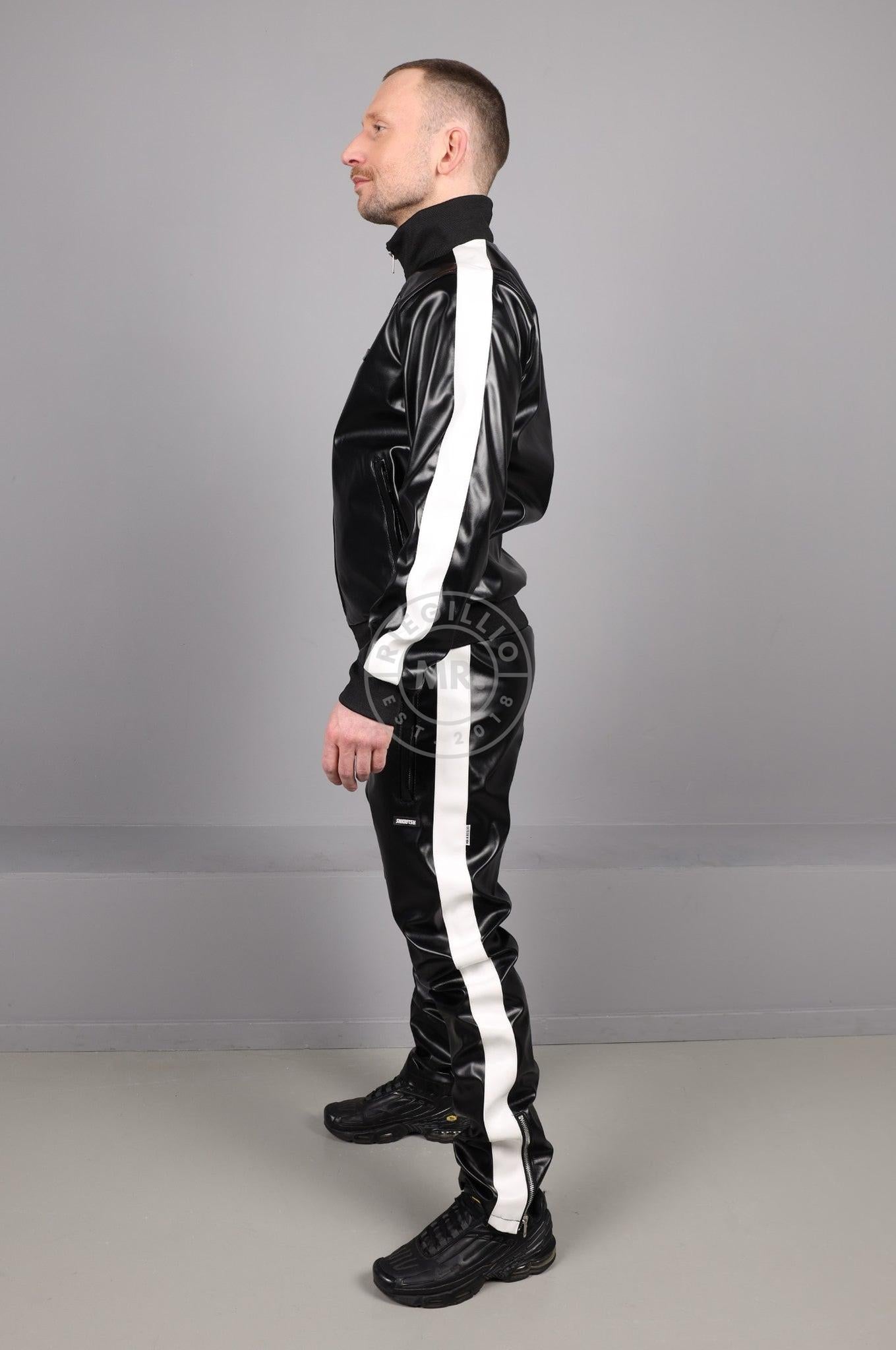 MR. X SNKRFTSH Tracksuit Jacket - White Stripe
