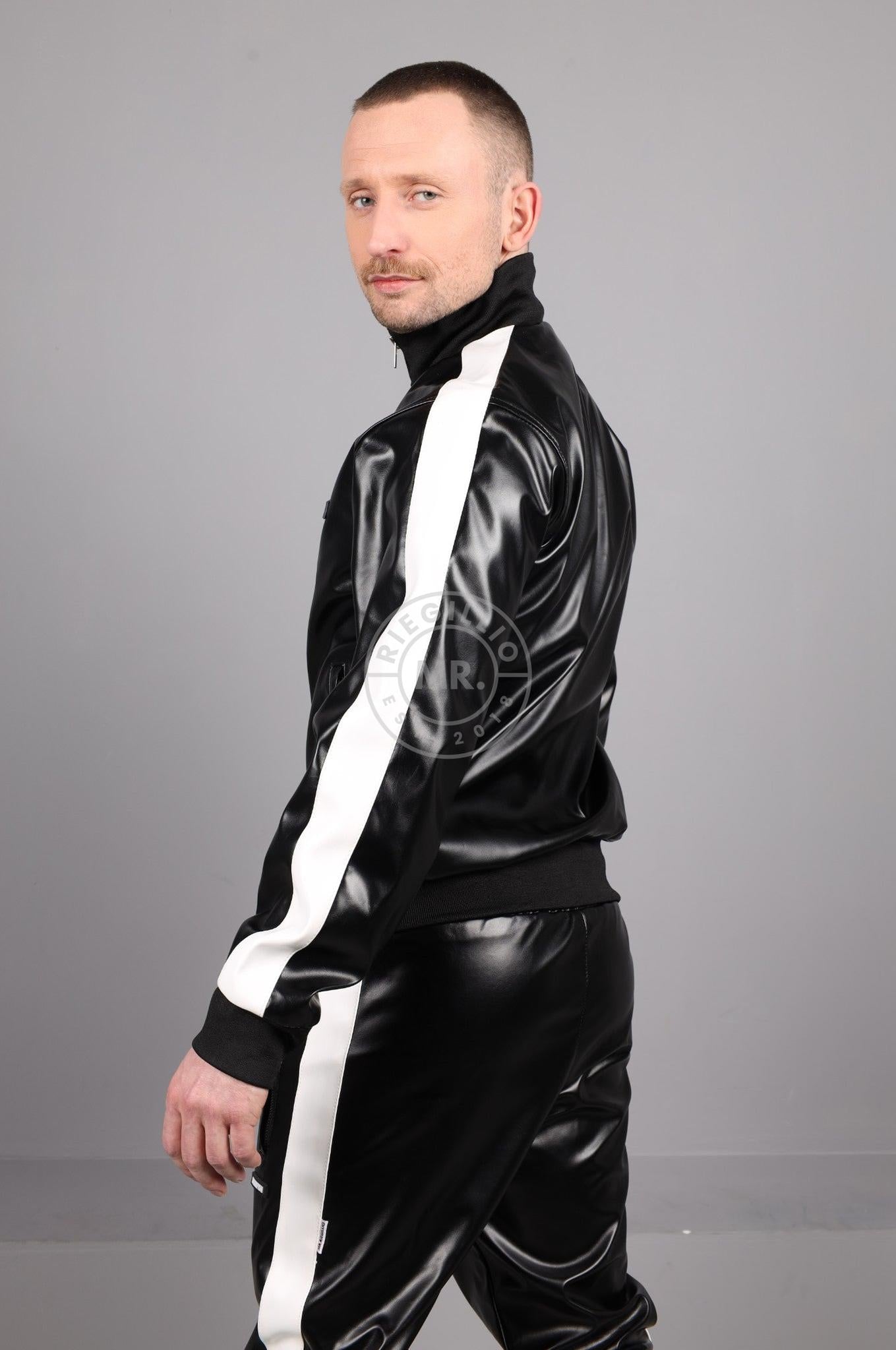 MR. X SNKRFTSH Tracksuit Jacket - White Stripe