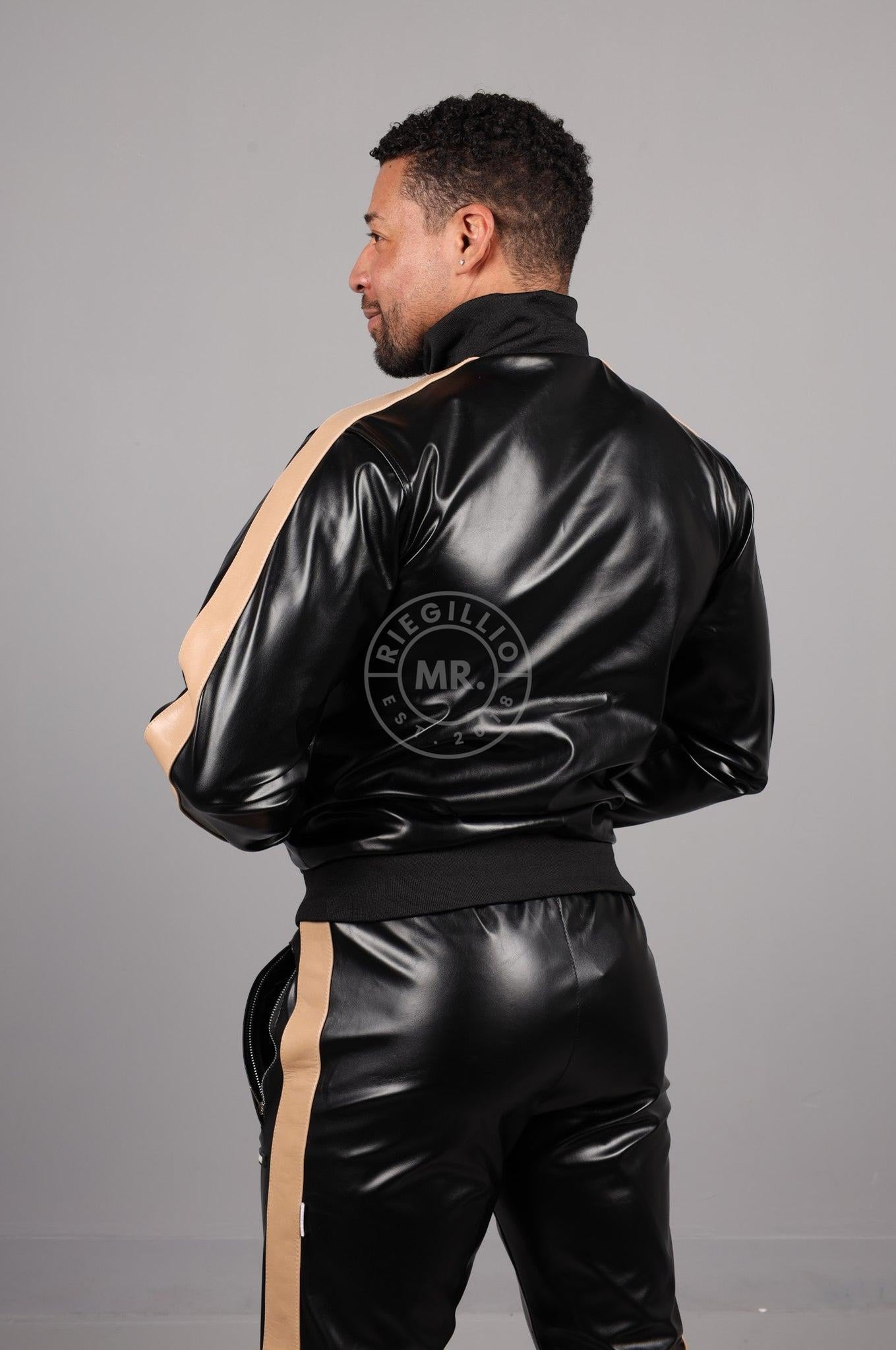 MR. X SNKRFTSH Tracksuit Jacket - Cream Stripe