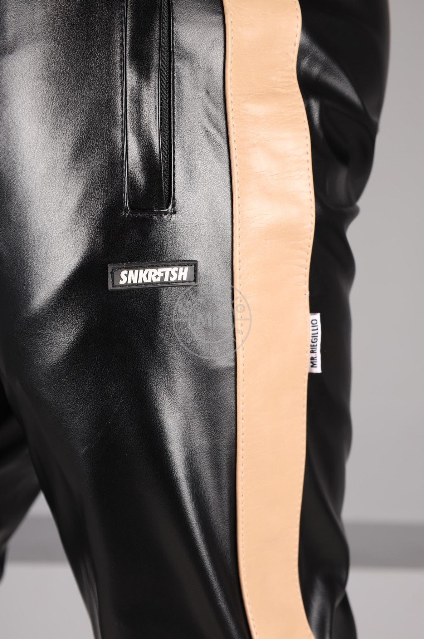 MR. X SNKRFTSH Tracksuit Pants - Cream Stripe