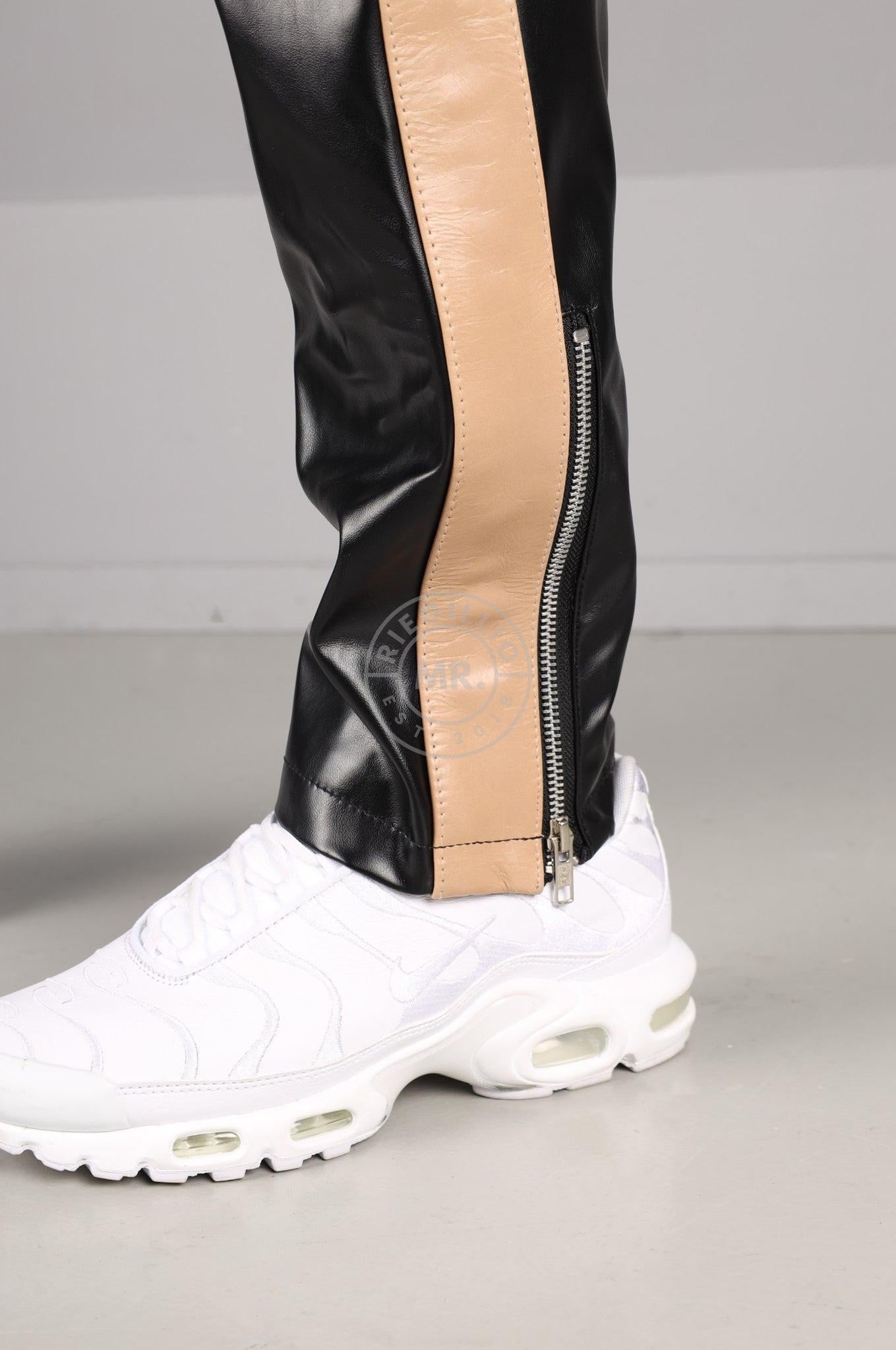 MR. X SNKRFTSH Tracksuit Pants - Cream Stripe