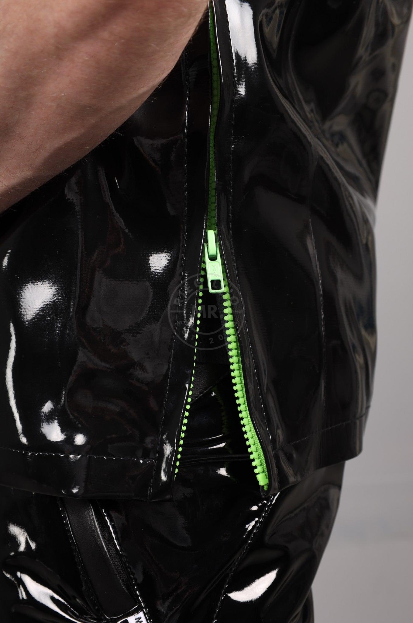 SNKRFTSH Black PVC T-Shirt - Neon Touch
