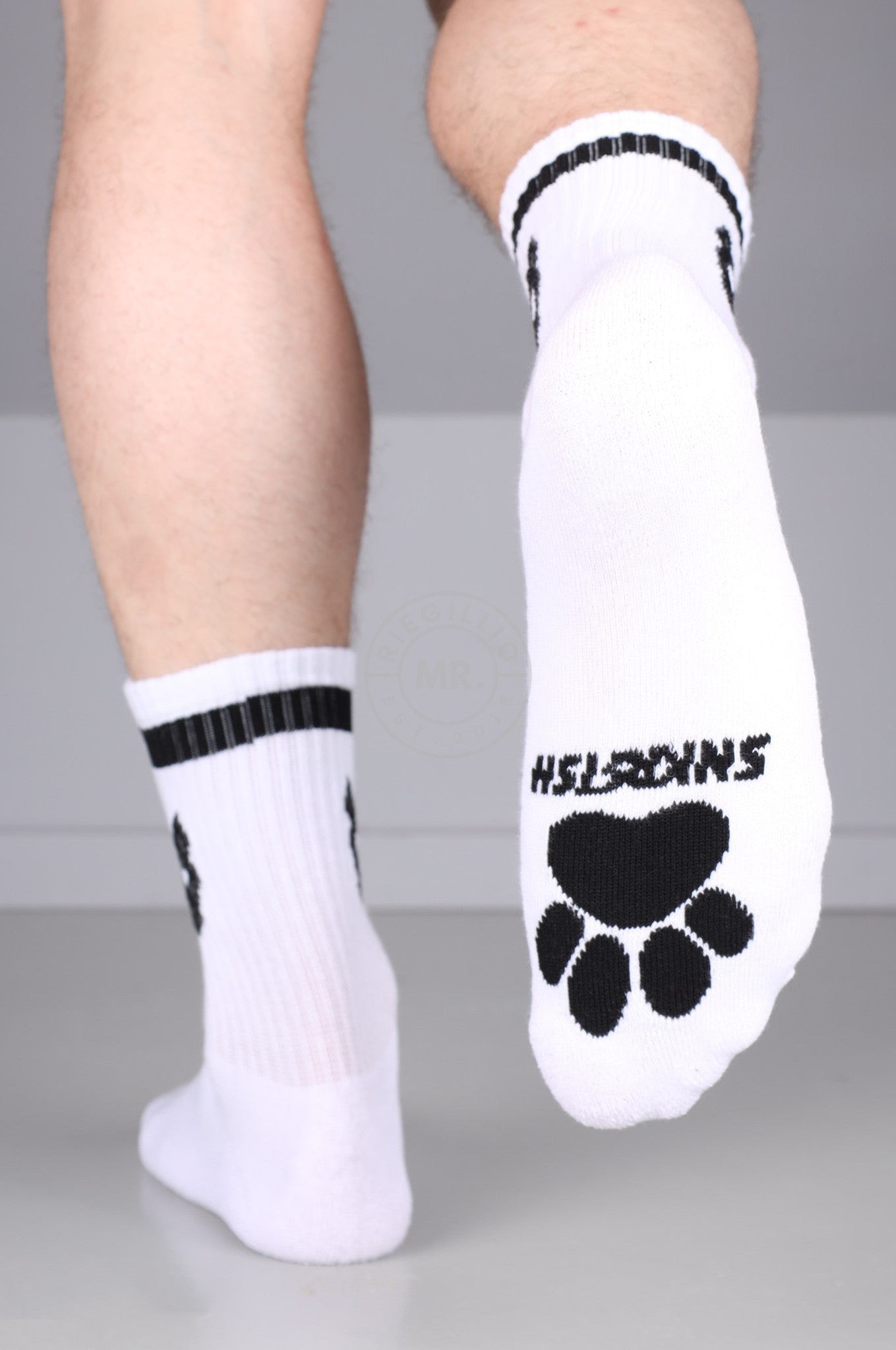 SNKRFTSH PUPPY SOCKS - BLACK