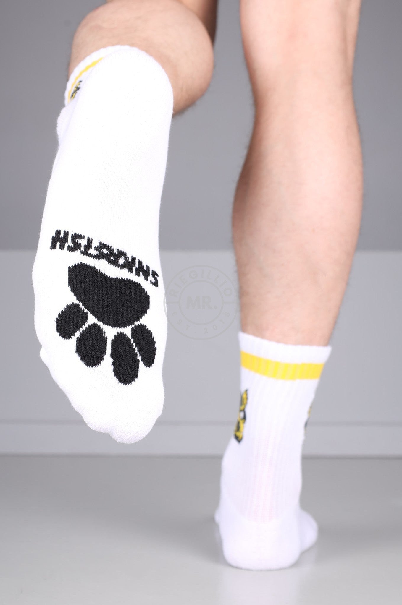SNKRFTSH PUPPY SOCKS - YELLOW