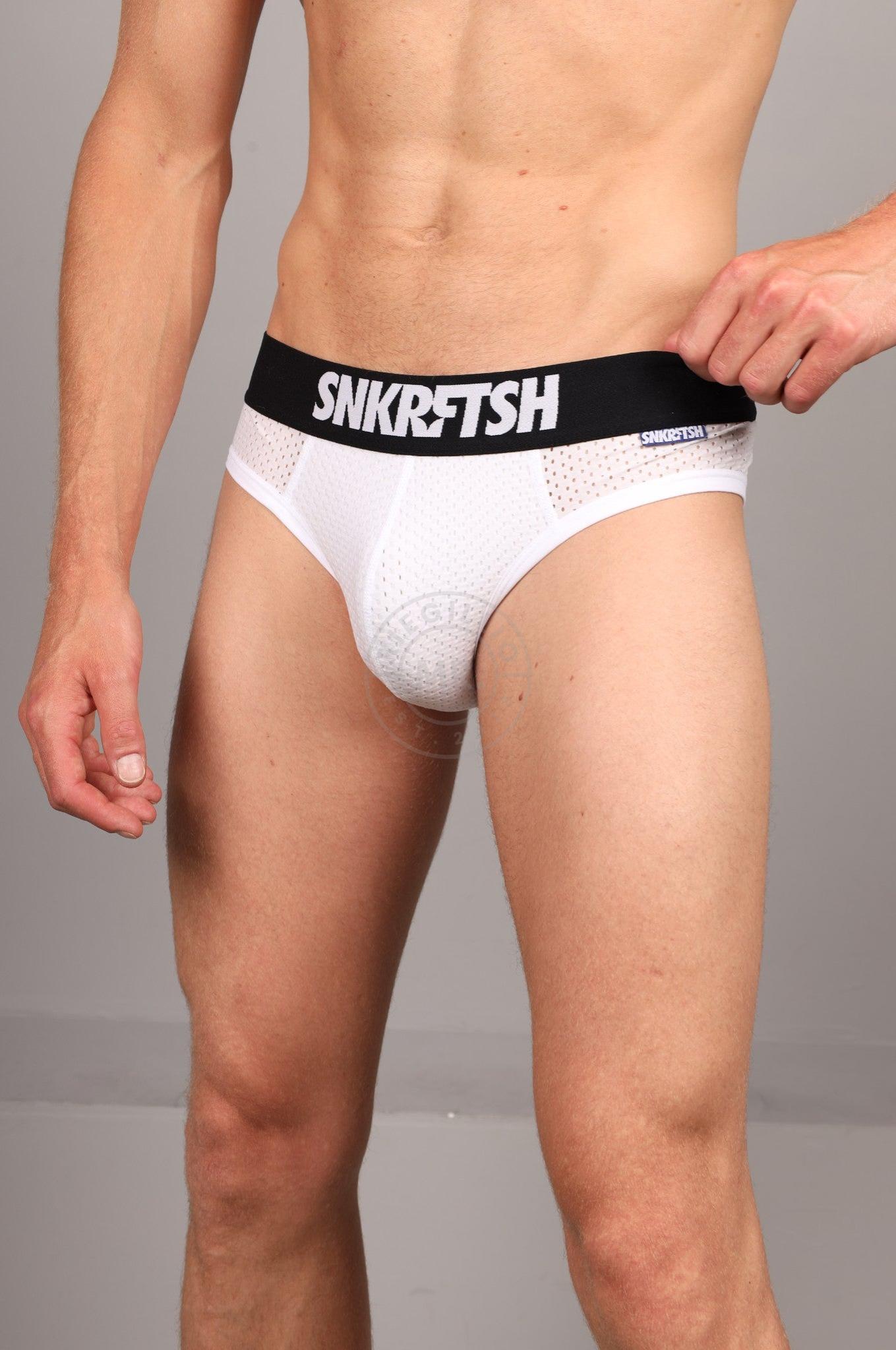 SNKRFTSH Mesh Jock - SNKRFTSH - White