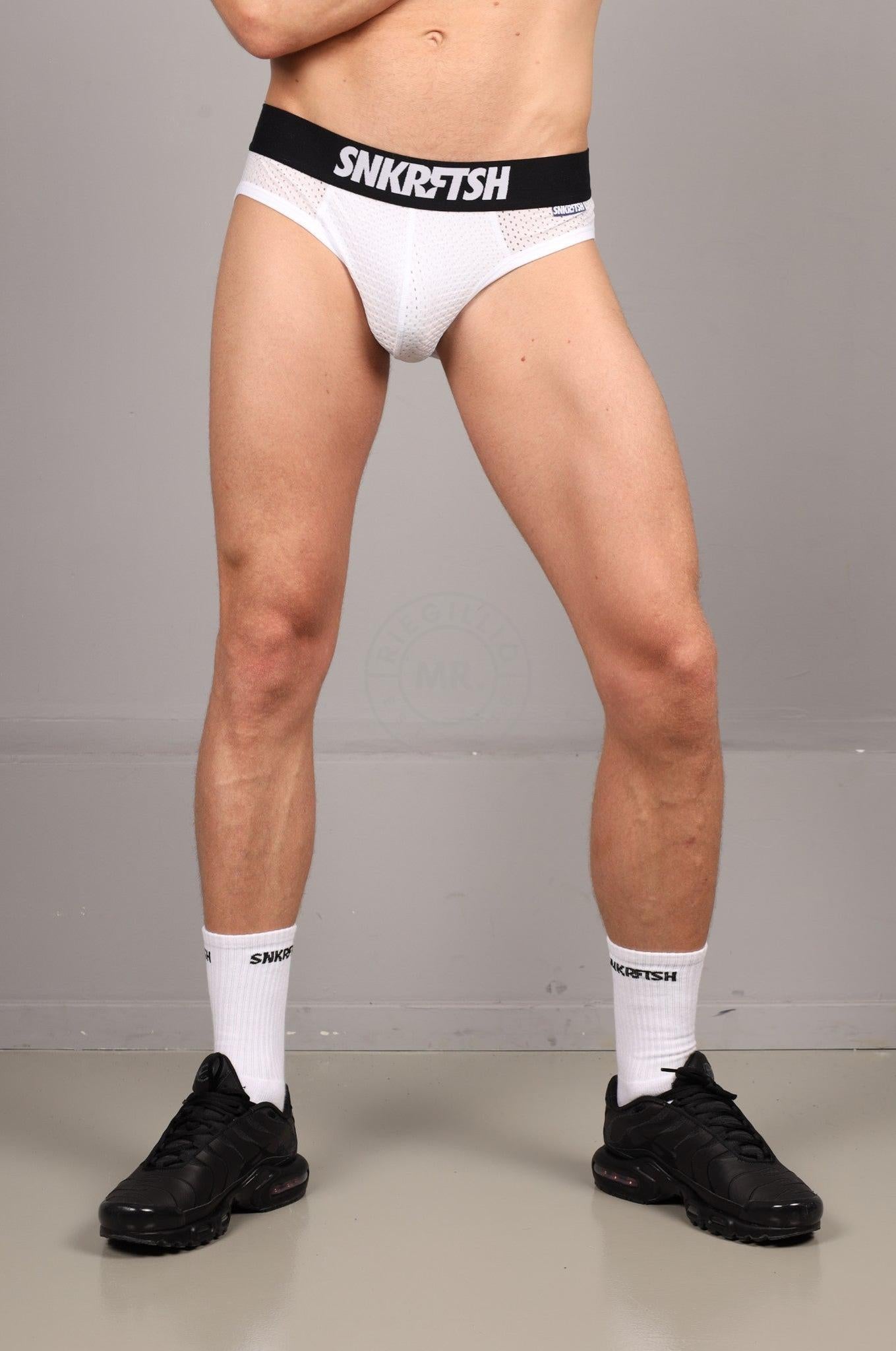 SNKRFTSH Mesh Jock - SNKRFTSH - White