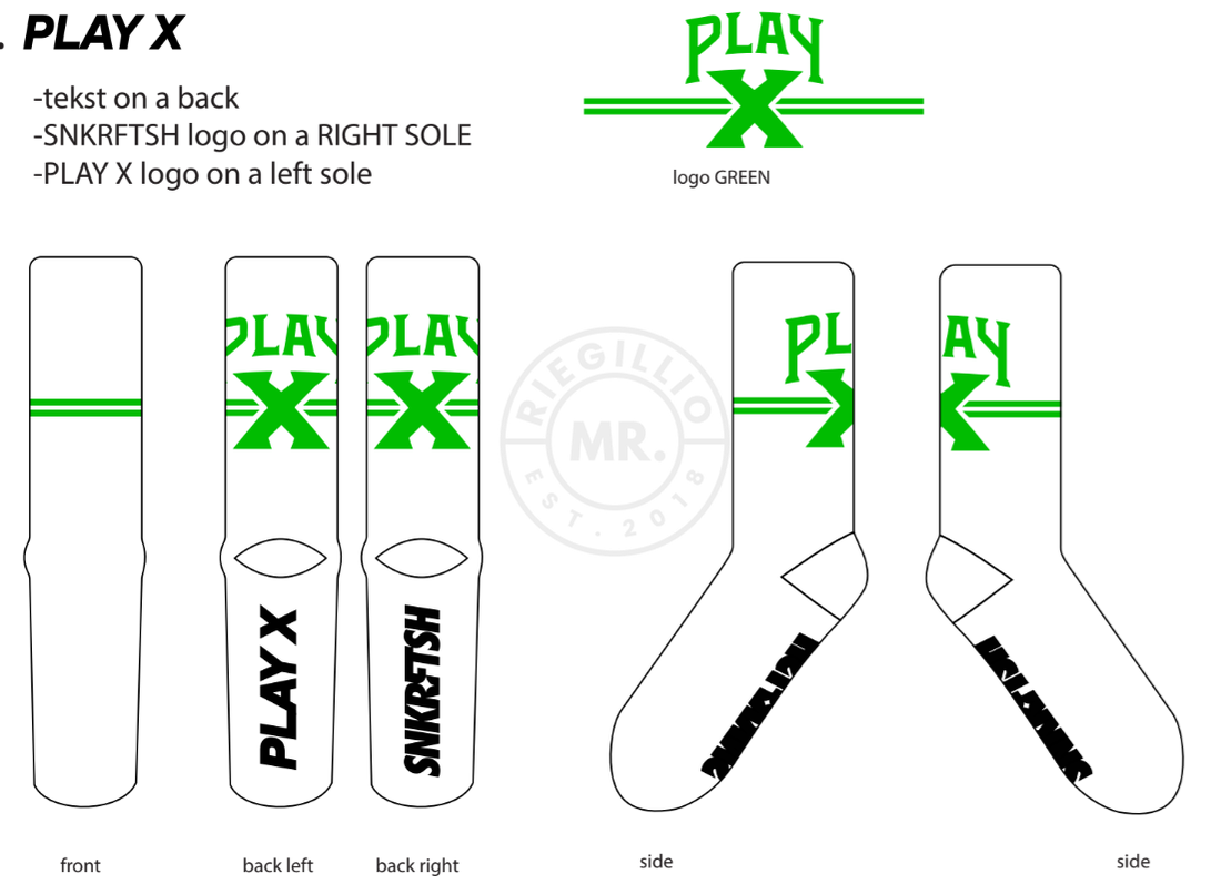SNKRFTSH PLAY X Socks