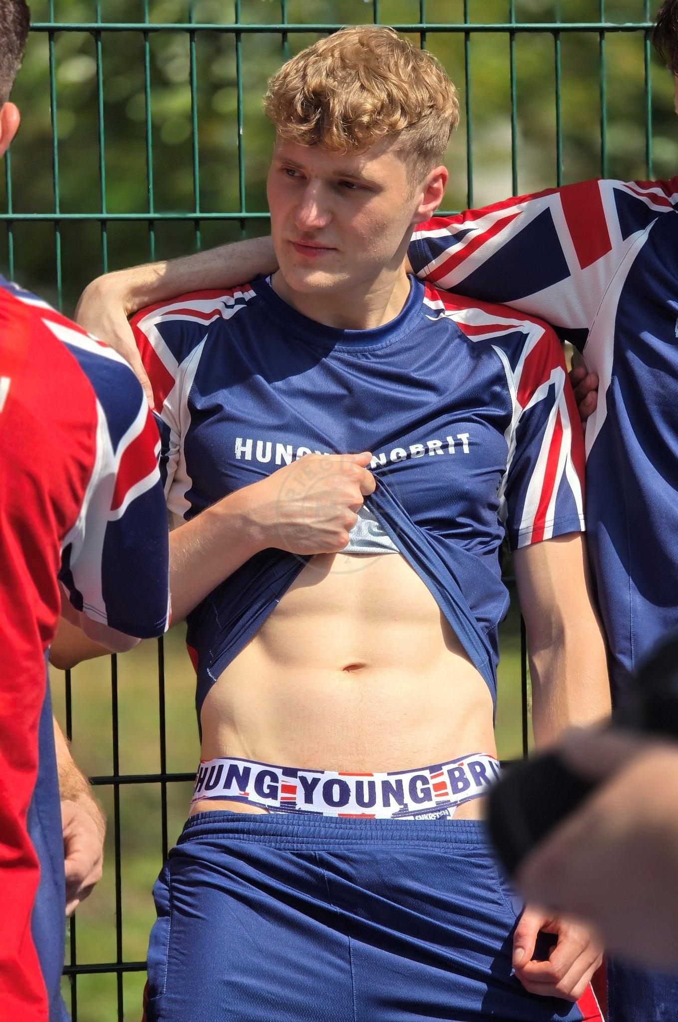 SNKRFTSH X Hung Young Brit Jock - White