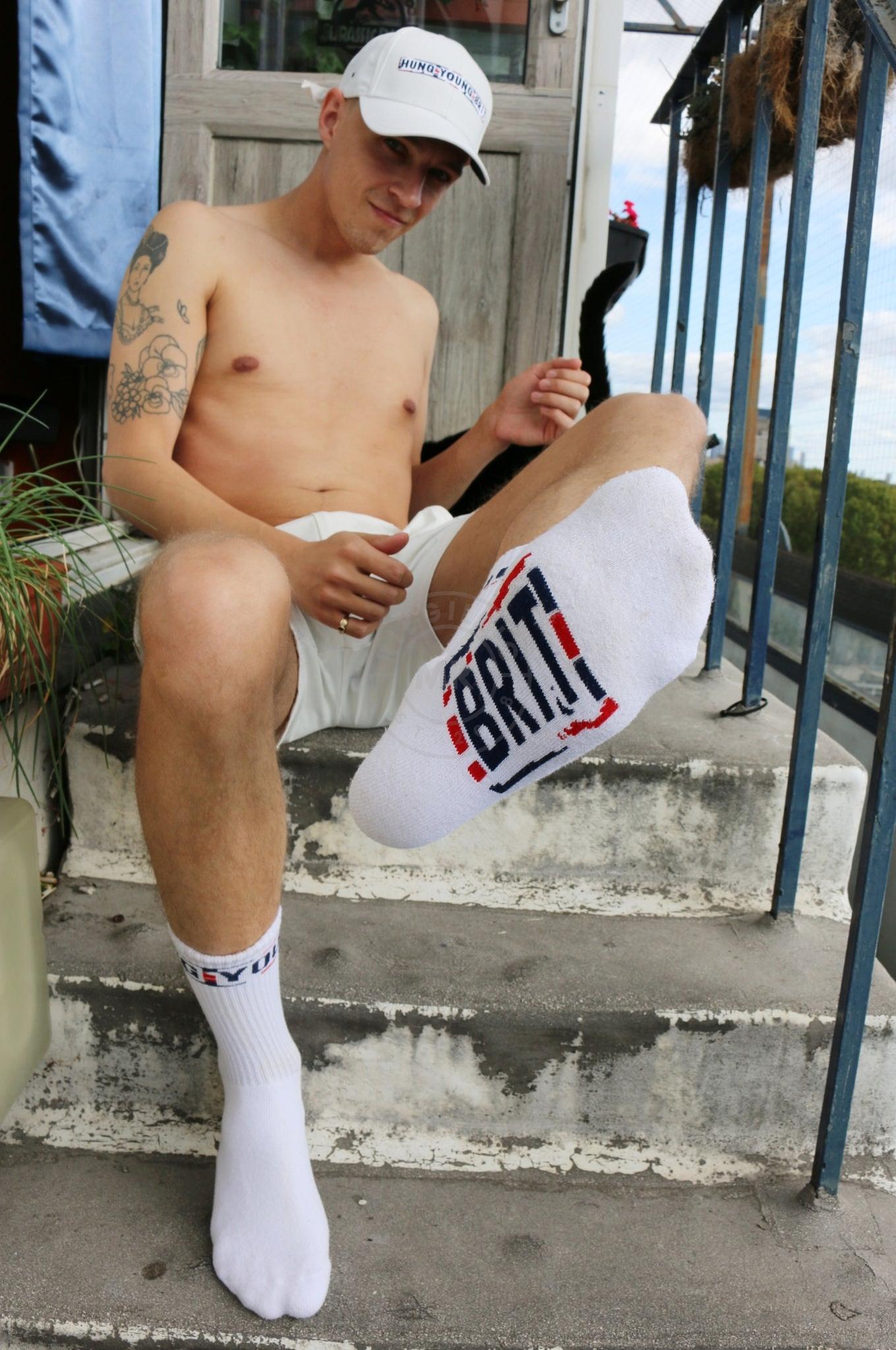 SNKRFTSH X Hung Young Brit Cap - White