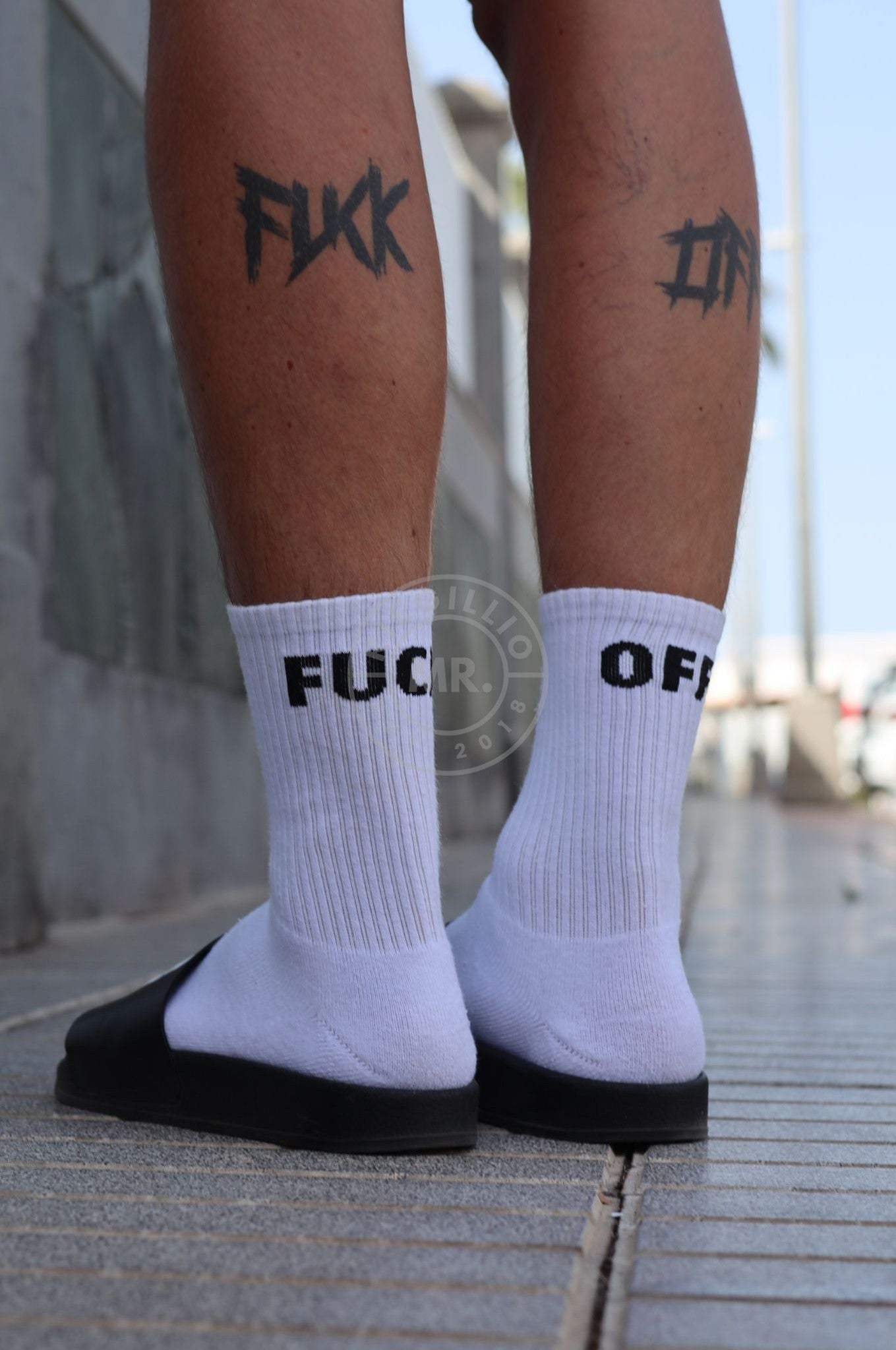 SNKRFTSH Socks - FUCK OFF