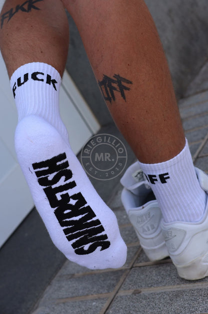 SNKRFTSH Socks - FUCK OFF