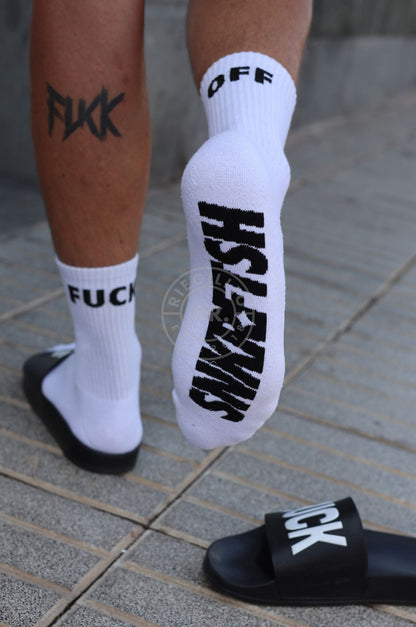 SNKRFTSH Socks - FUCK OFF