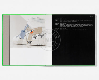 Table Book Virgil Abloh. Nike. ICONS