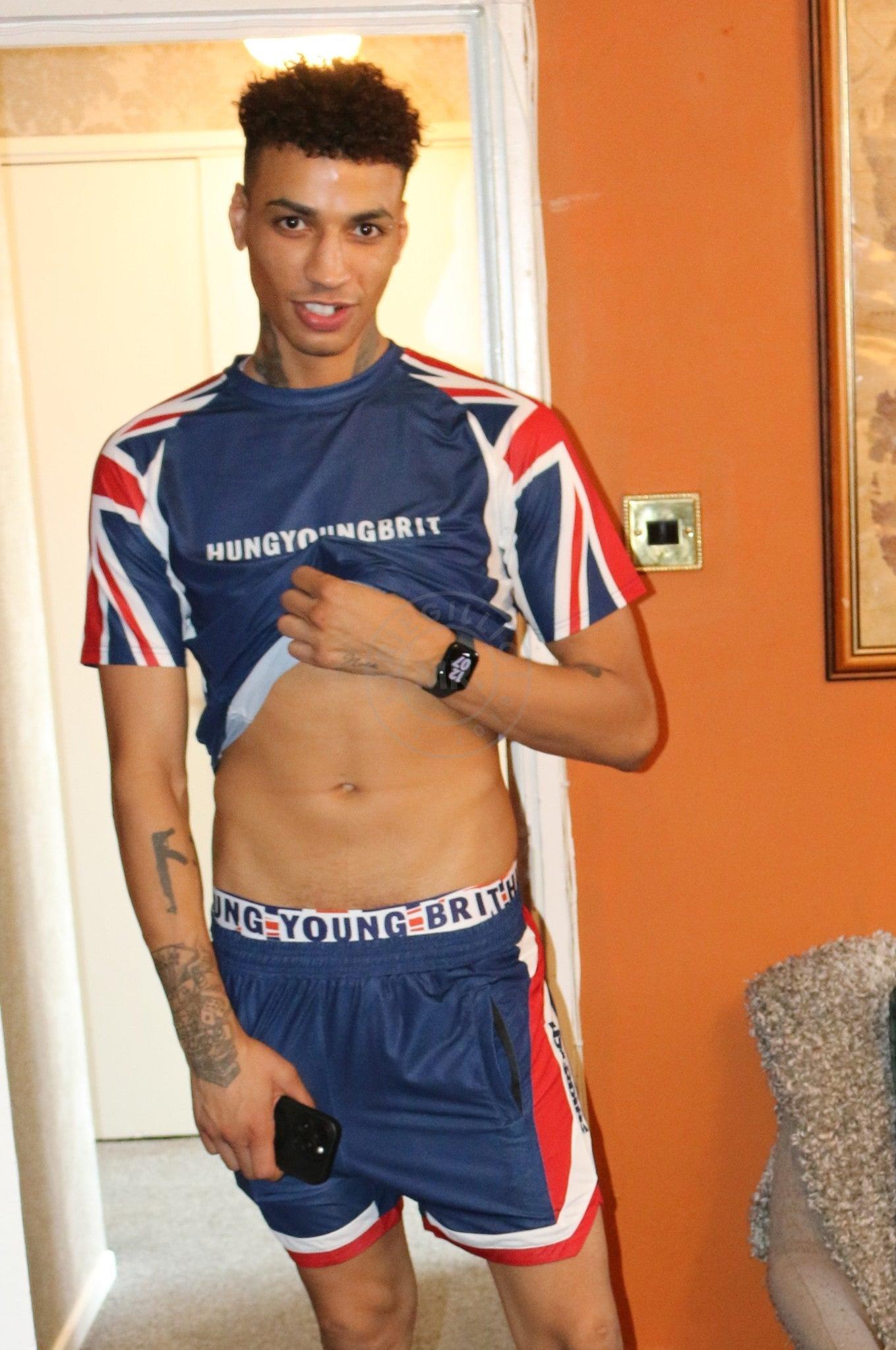 SNKRFTSH X Hung Young Brit Sports Short