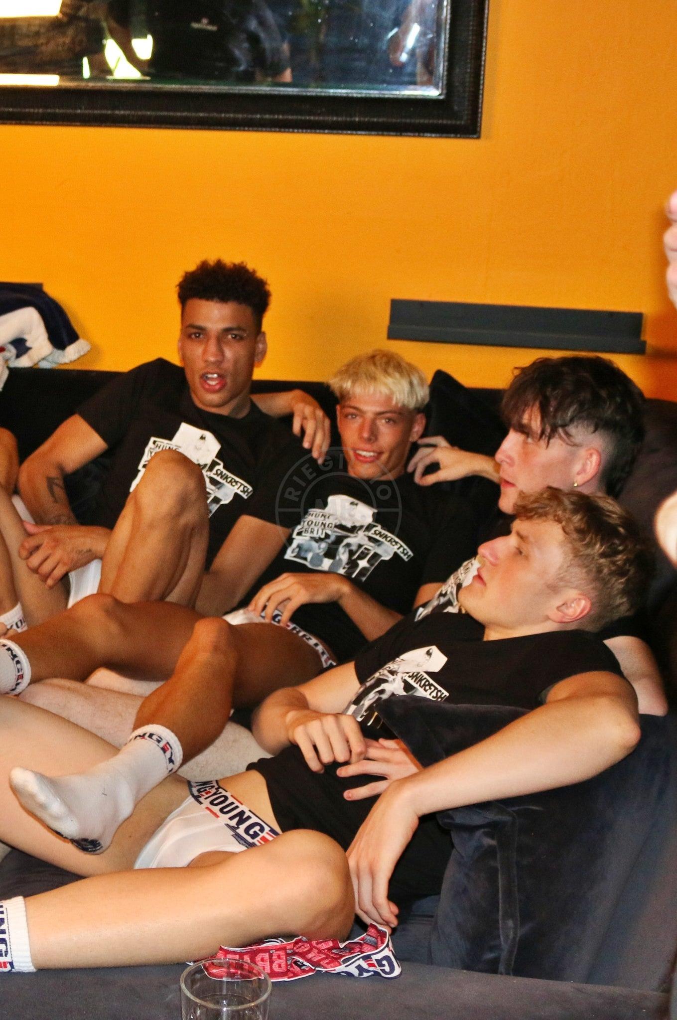 SNKRFTSH X Hung Young Brit T-Shirt - Black