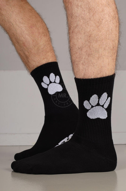 SNKRFTSH PUPPY PAW SOCKS - BLACK