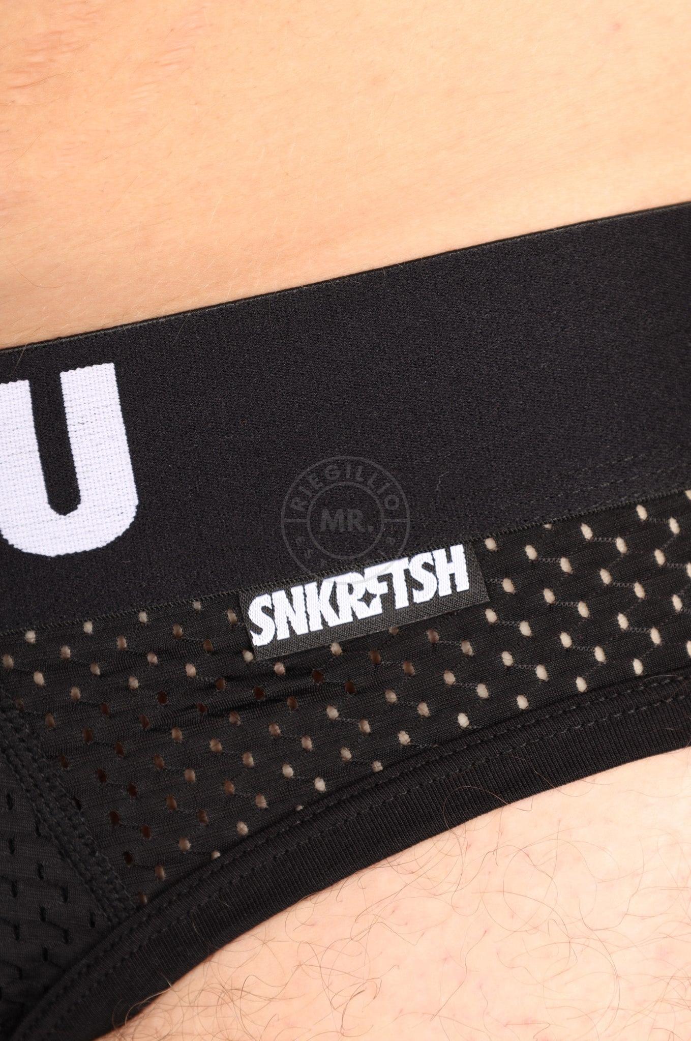 SNKRFTSH Mesh Brief FUCK YOU - Black