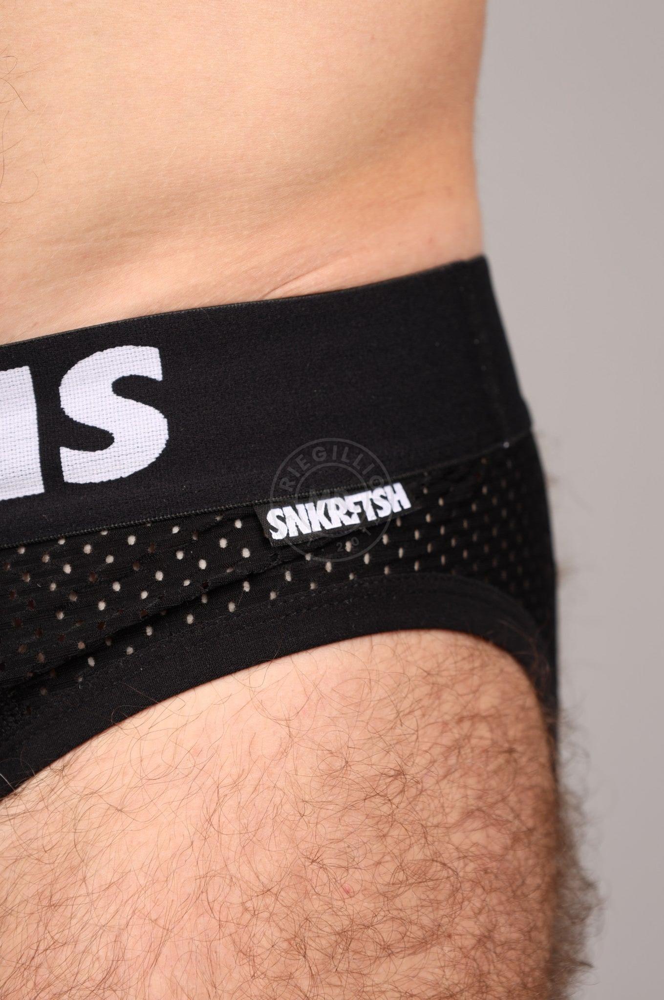 SNKRFTSH Mesh Jock SUCK THIS / EAT THIS - Black