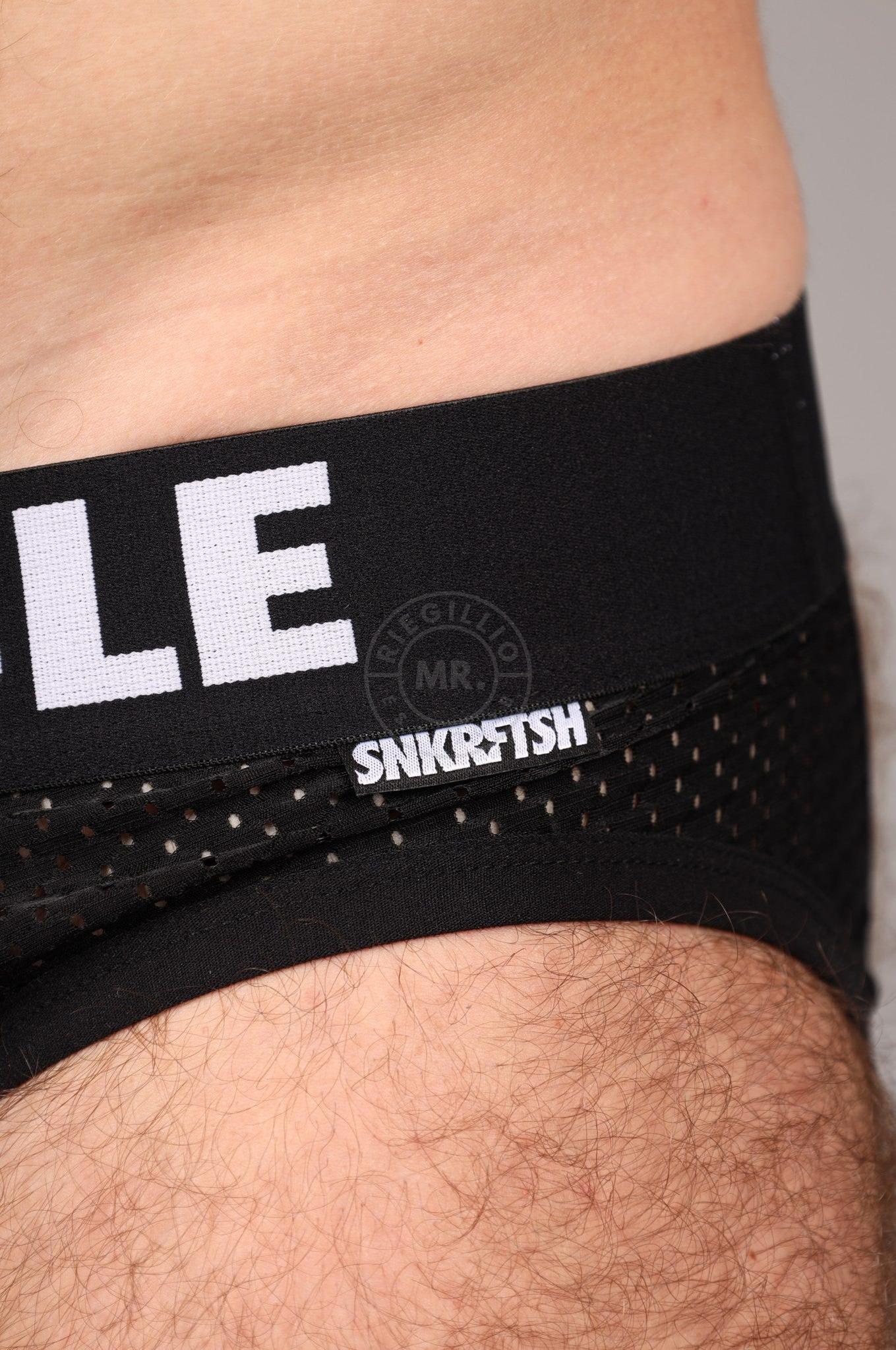 SNKRFTSH Mesh Jock FUCKABLE - Black