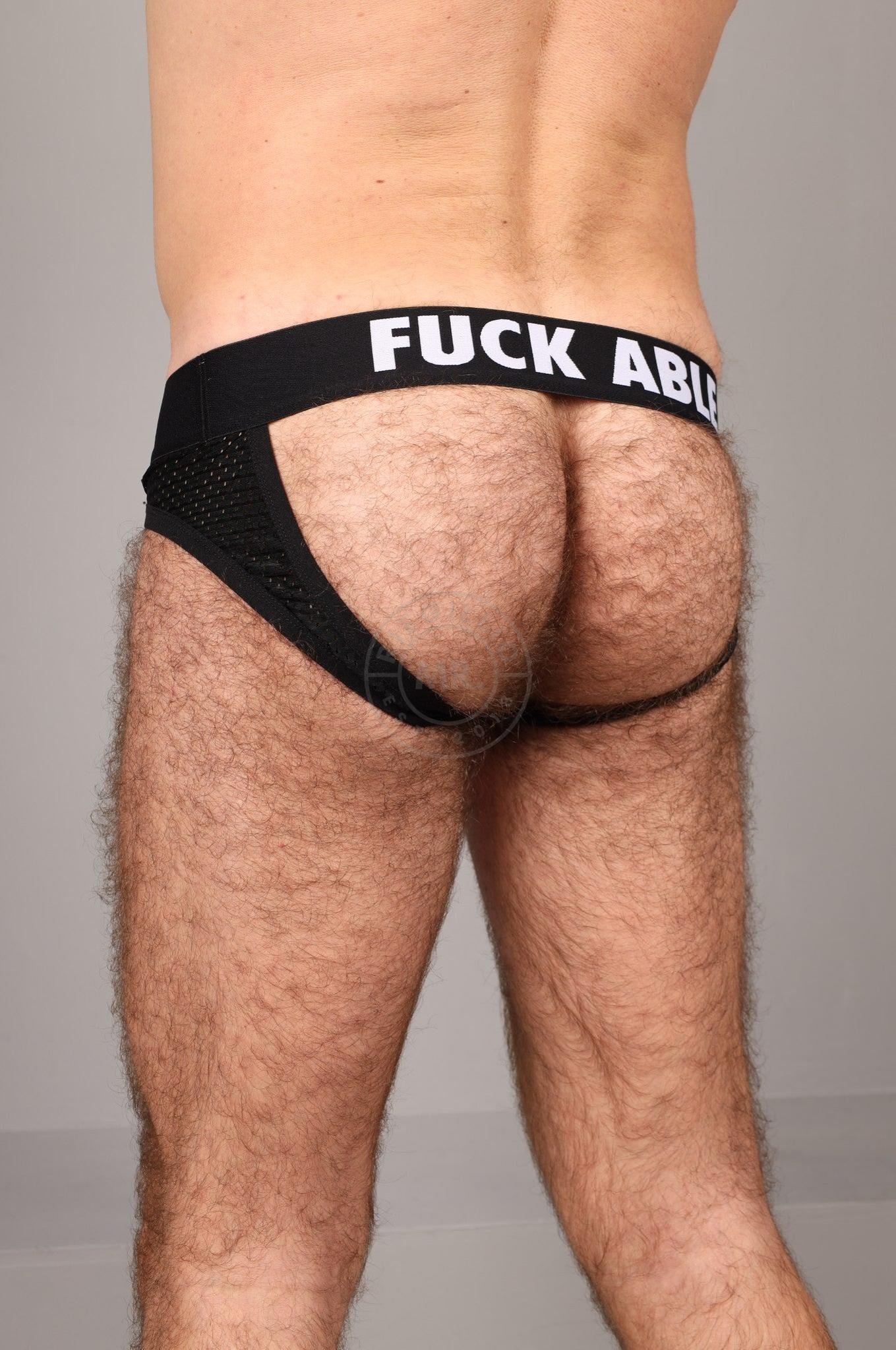 SNKRFTSH Mesh Jock FUCKABLE - Black