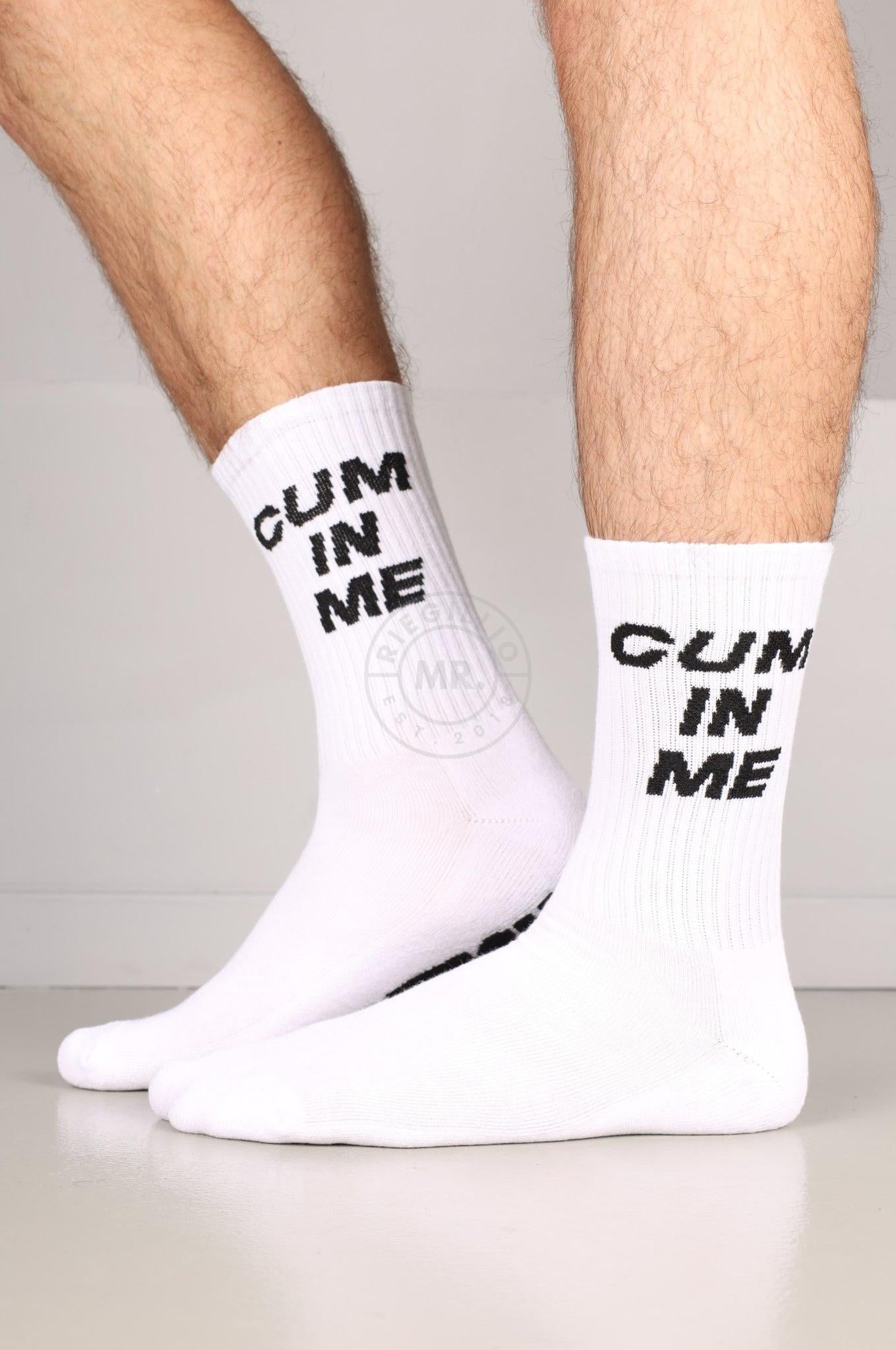 SNKRFTSH CUM IN ME Socks