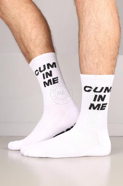 SNKRFTSH CUM IN ME Socks