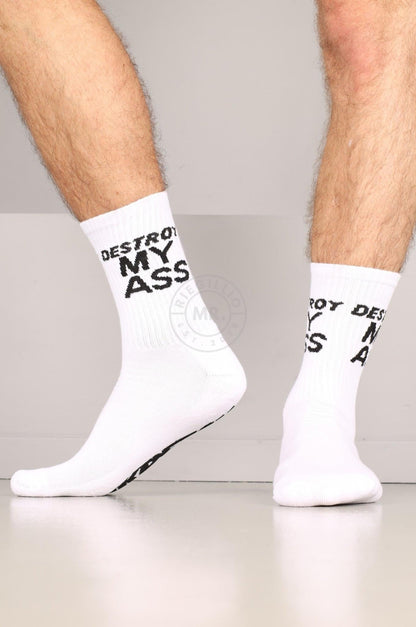 SNKRFTSH DESTROY MY ASS Socks