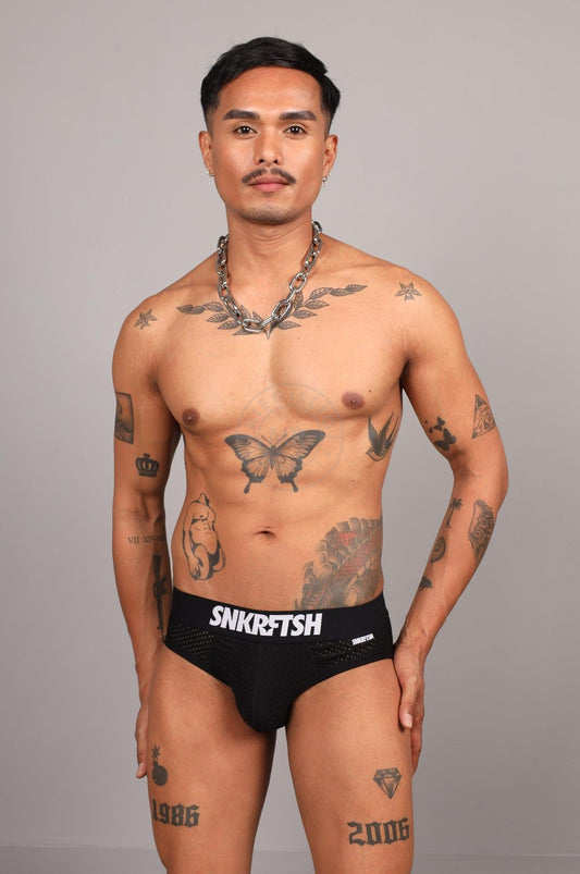 SNKRFTSH Mesh Jock - SNKRFTSH - Black