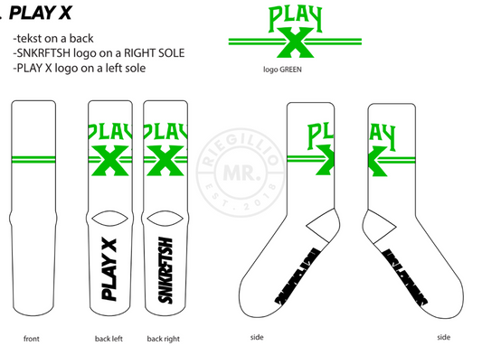 SNKRFTSH PLAY X Socks